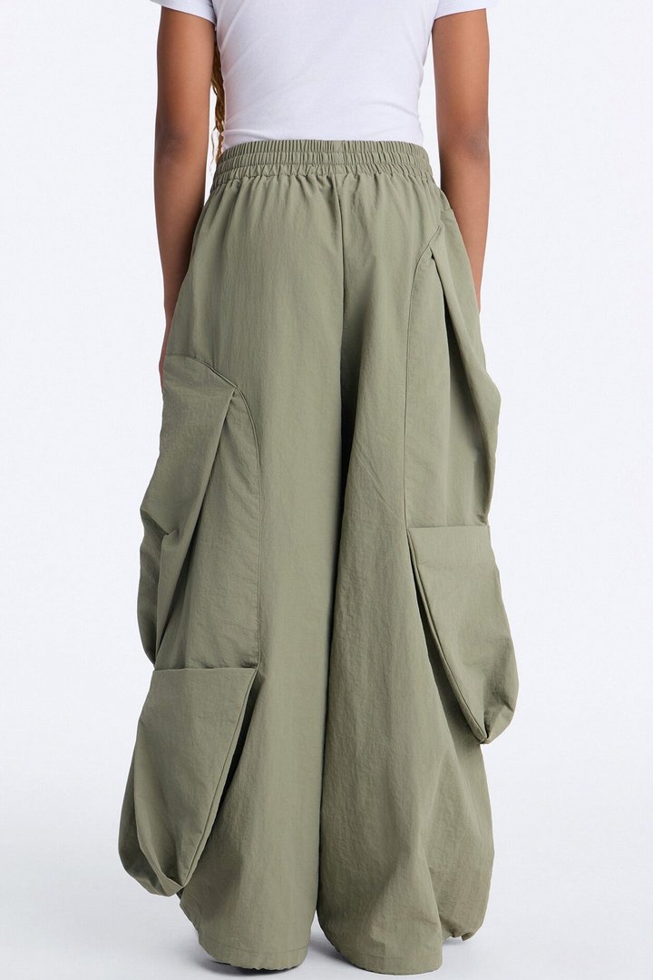 Mini Mind Your Own Business Parachute Jogger - Sage