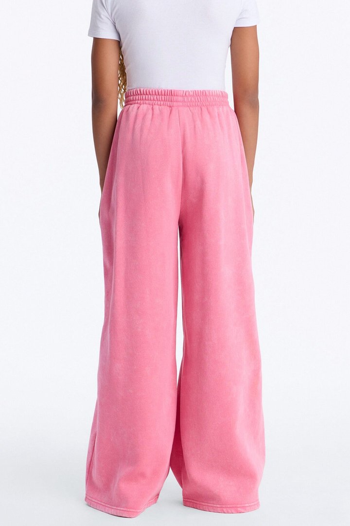 Mini Von Dutch Washed Faded Love Pants - Pink
