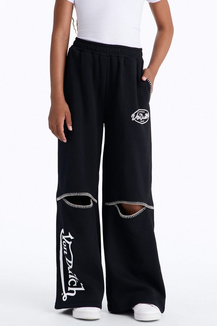 Mini Von Dutch After Hours Fleece Pants - Black
