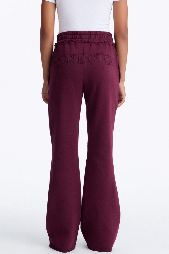 Mini Von Dutch Night Drive Flare Pants - Burgundy