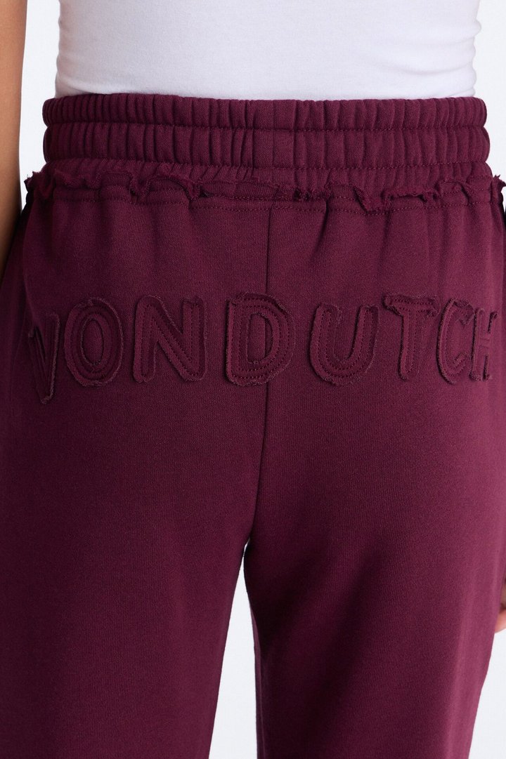 Mini Von Dutch Night Drive Flare Pants - Burgundy