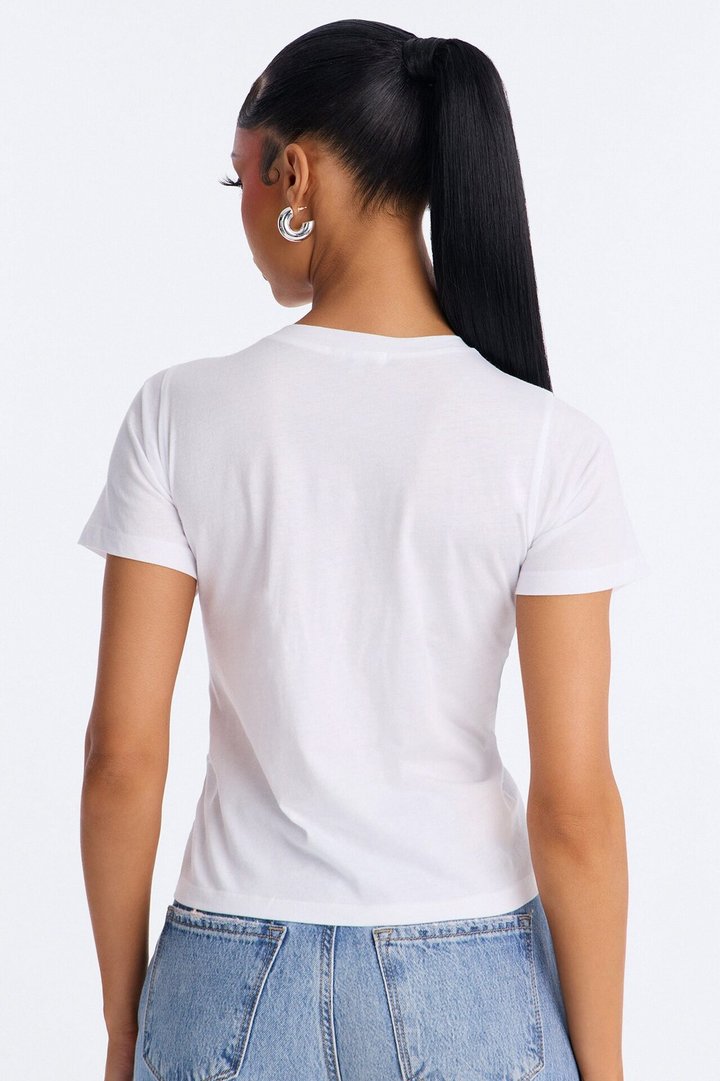Wife Of The Party Tee - White