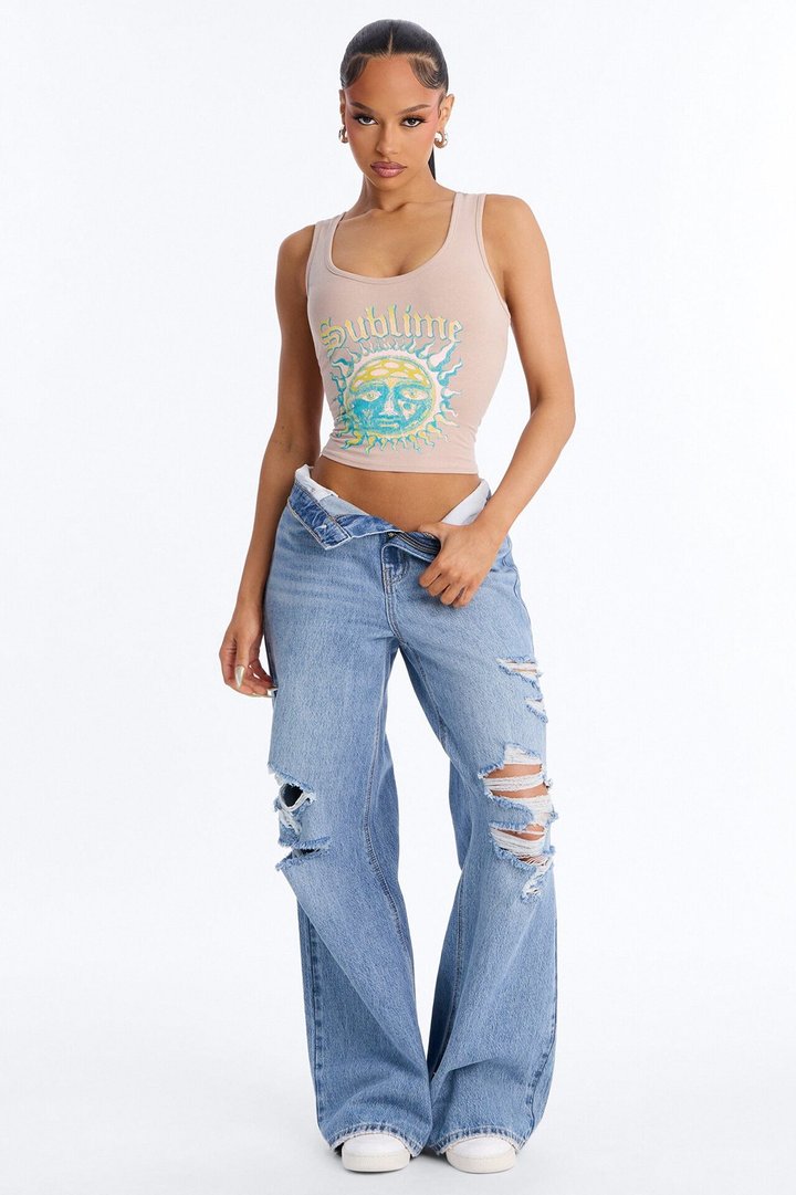 Sublime Logo Tank - Sand