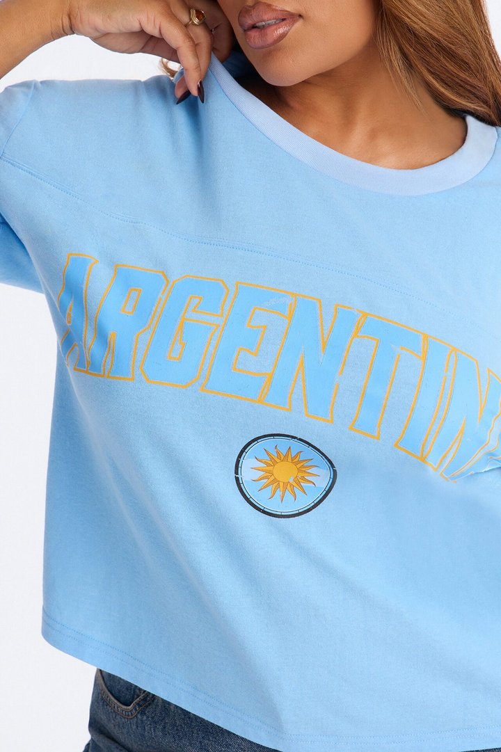 Umbro Argentina Soccer Cropped Jersey - Blue