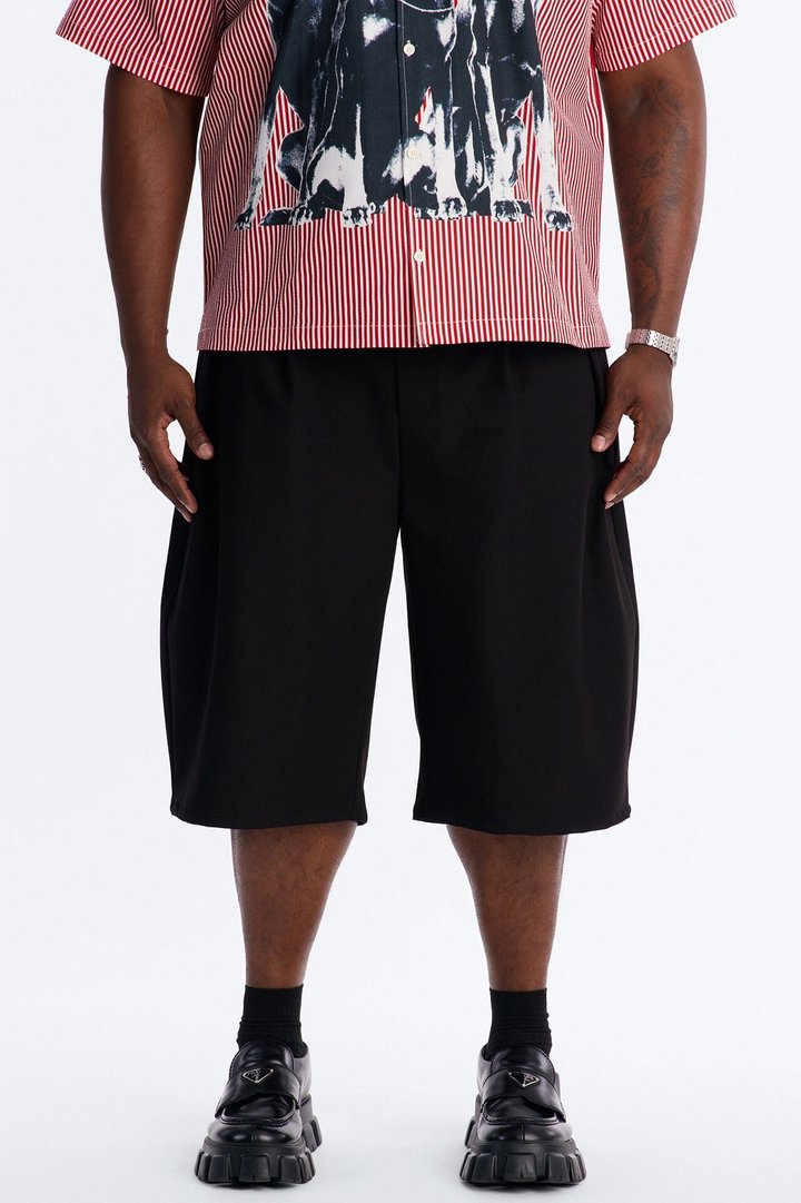Laguna Baggy Trouser Short - Black