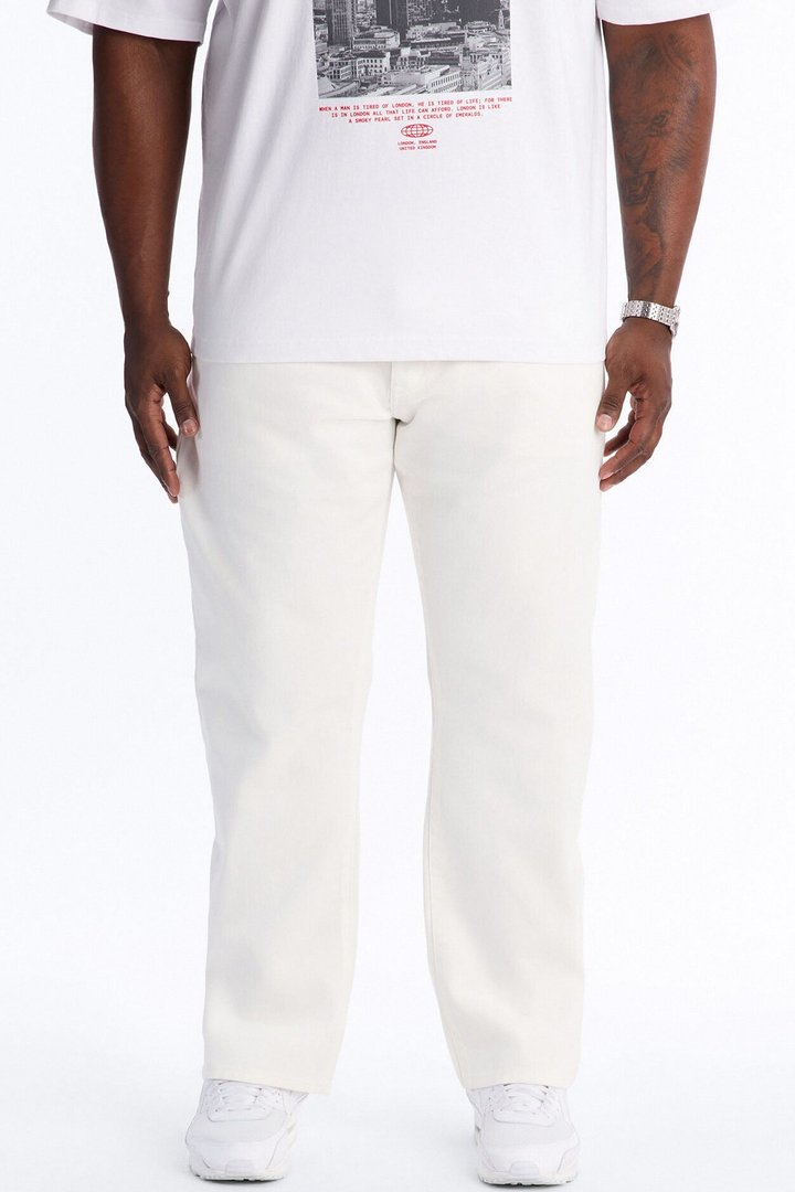 The Staple Straight Jean - White