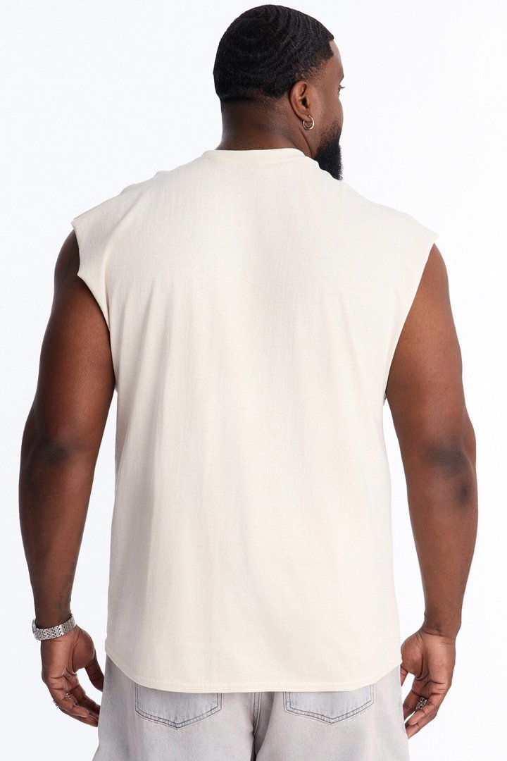 Palm Springs 1995 Muscle Tee - Natural