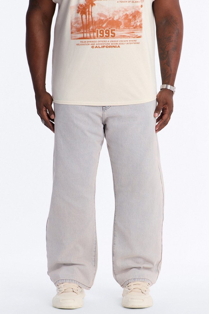 The Staple BaggyJean - Washed Blue