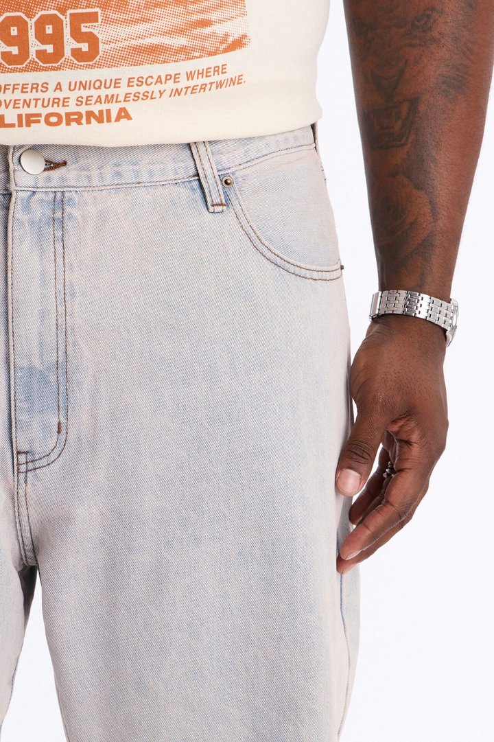 The Staple BaggyJean - Washed Blue