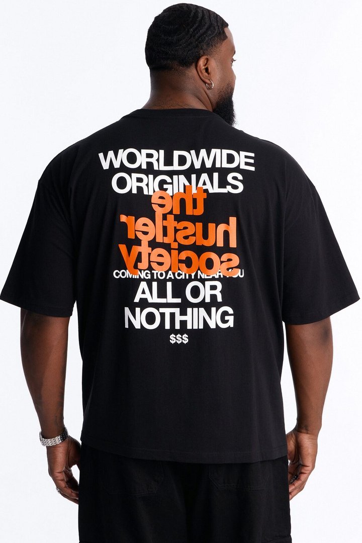 Worldwide Originals All Or Nothing Short Sleeve Tee - Black