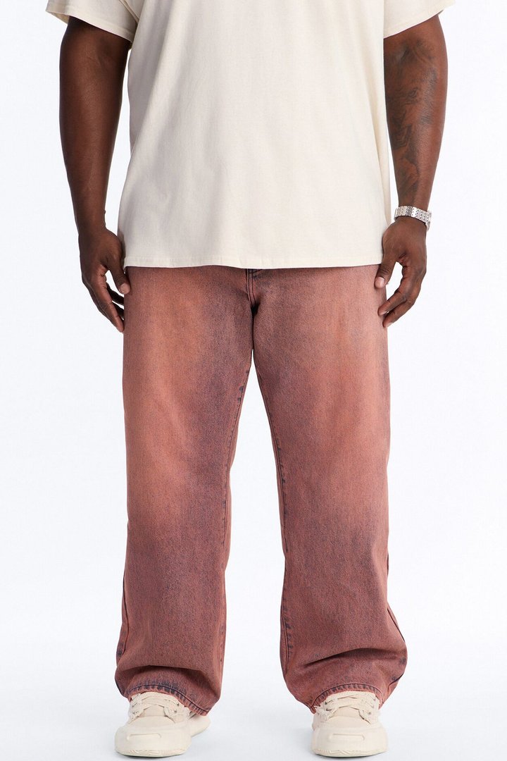 The Staple Baggy Jean - Washed Mauve