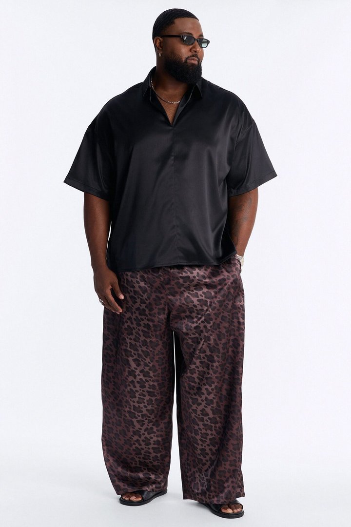 Relaxed Luxe Lumina Easy Flow Polo - Black