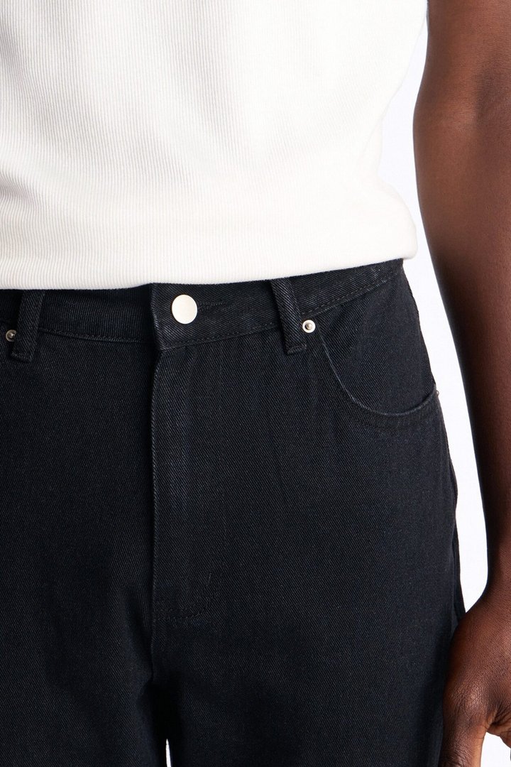 Routine Stacked Skinny Flare Jean - Black