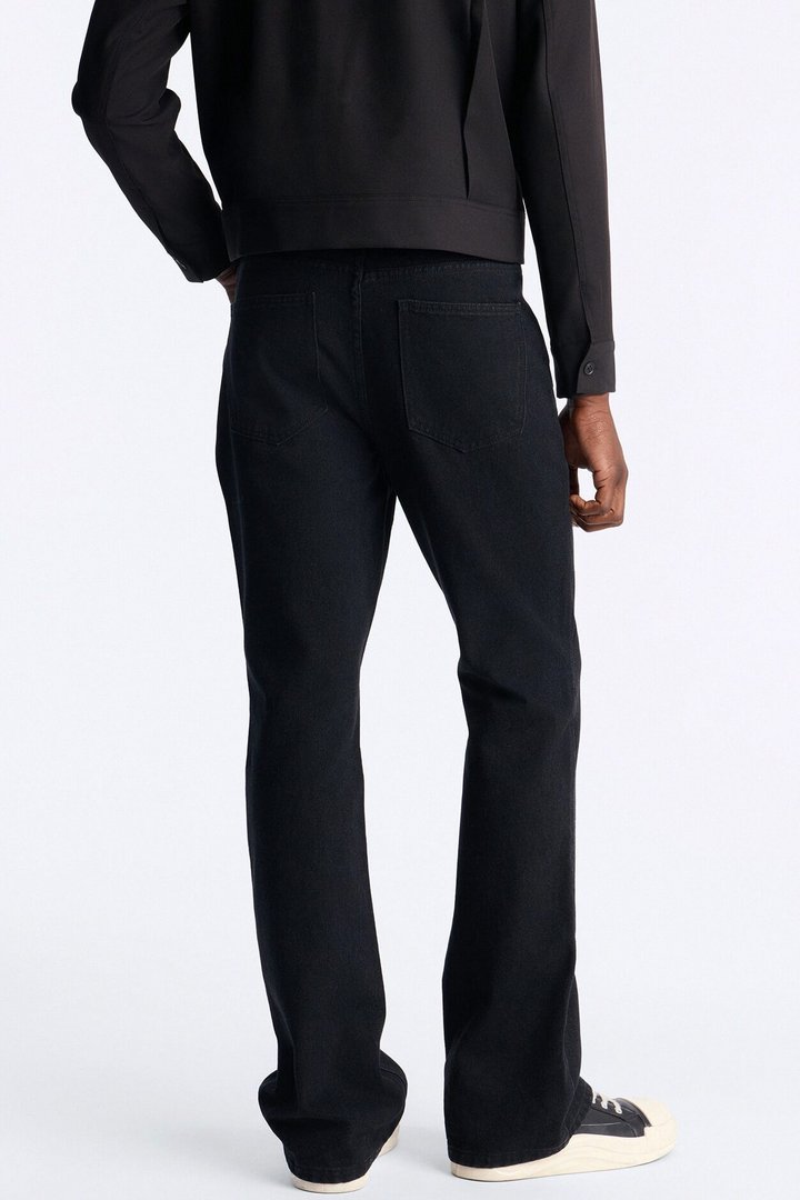 Routine Stacked Skinny Flare Jean - Black