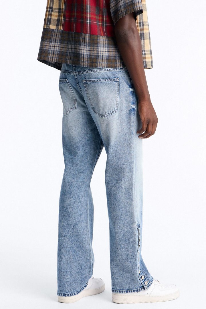 Straight Flare Easy Partner Jean - Light Blue Wash