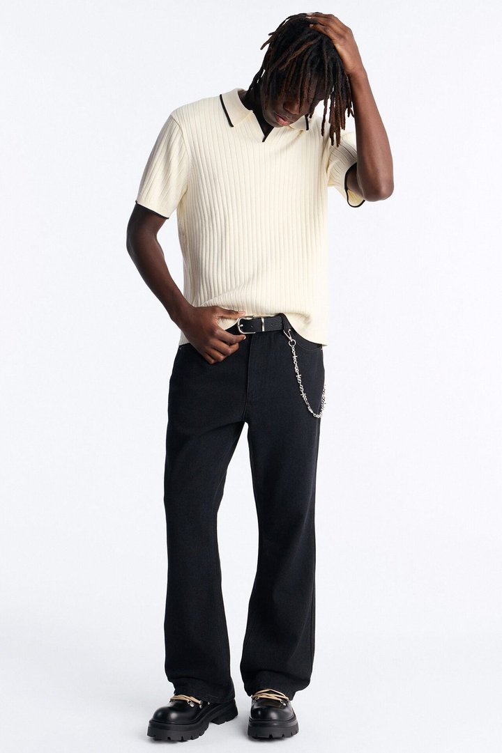Routine Straight Flare Jean - Black
