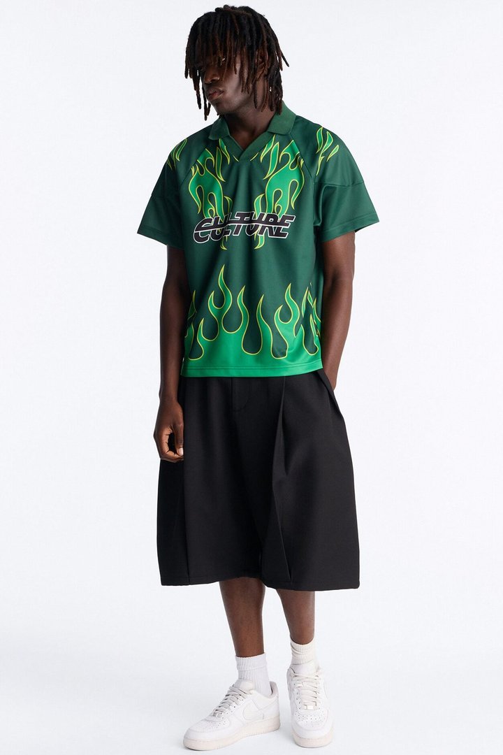 Fire Culture League Soccer Jersey - Green