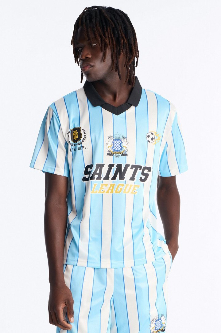 Saints League Soccer Jersey - Blue/combo