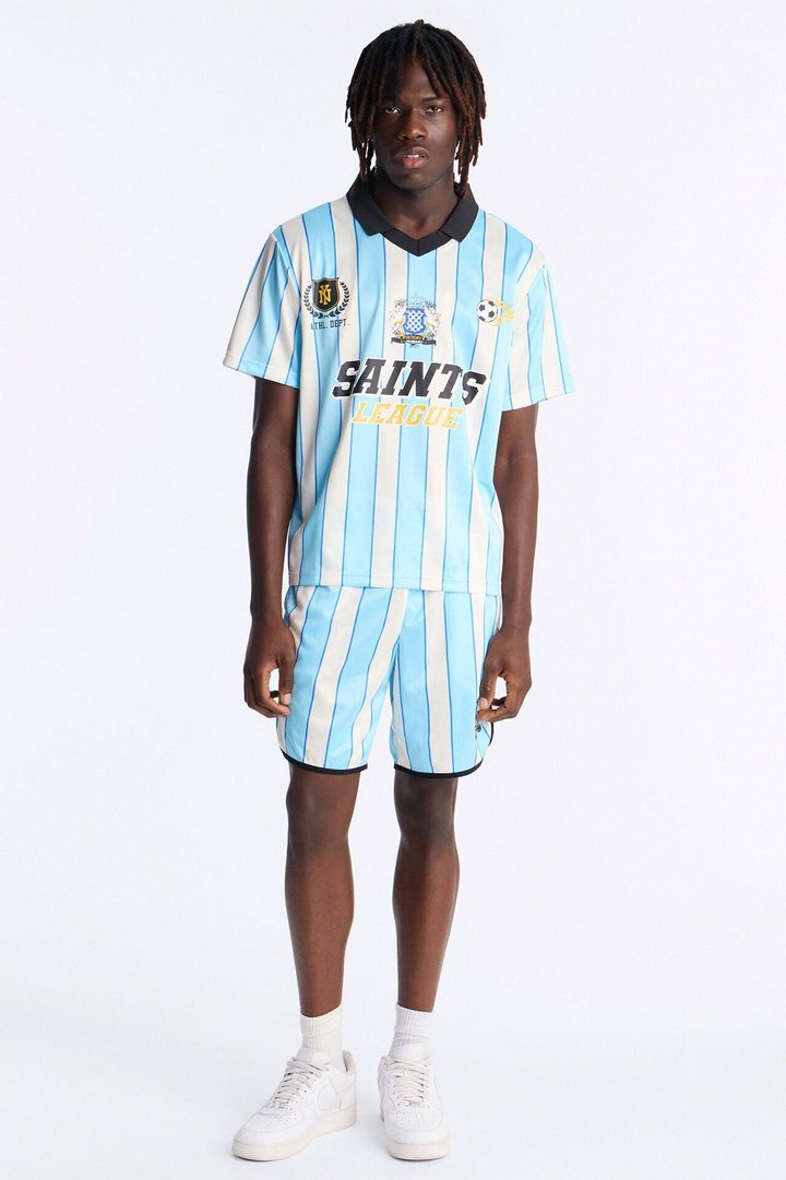 Saints League Soccer Jersey - Blue/combo