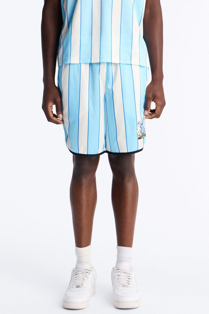 Relaxed Saints League Soccer Short - Blue/combo