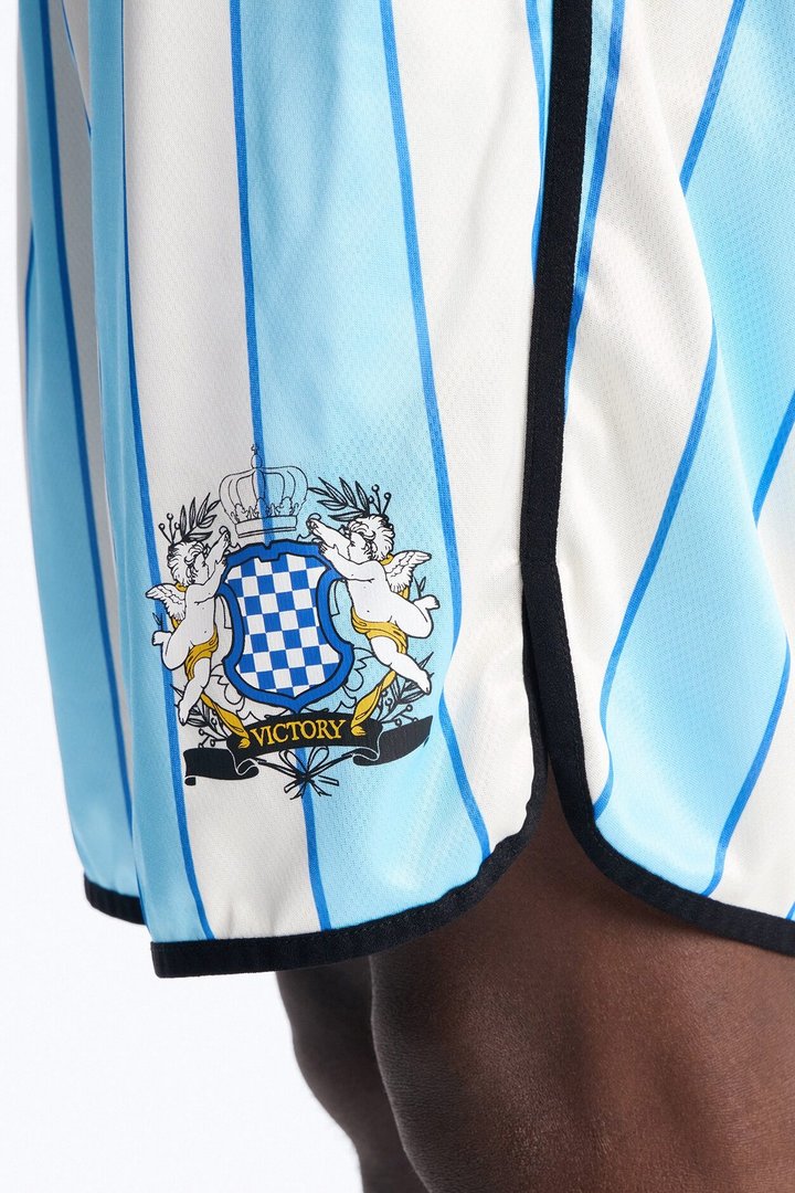 Relaxed Saints League Soccer Short - Blue/combo