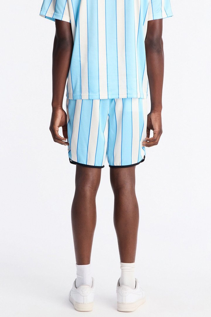 Relaxed Saints League Soccer Short - Blue/combo
