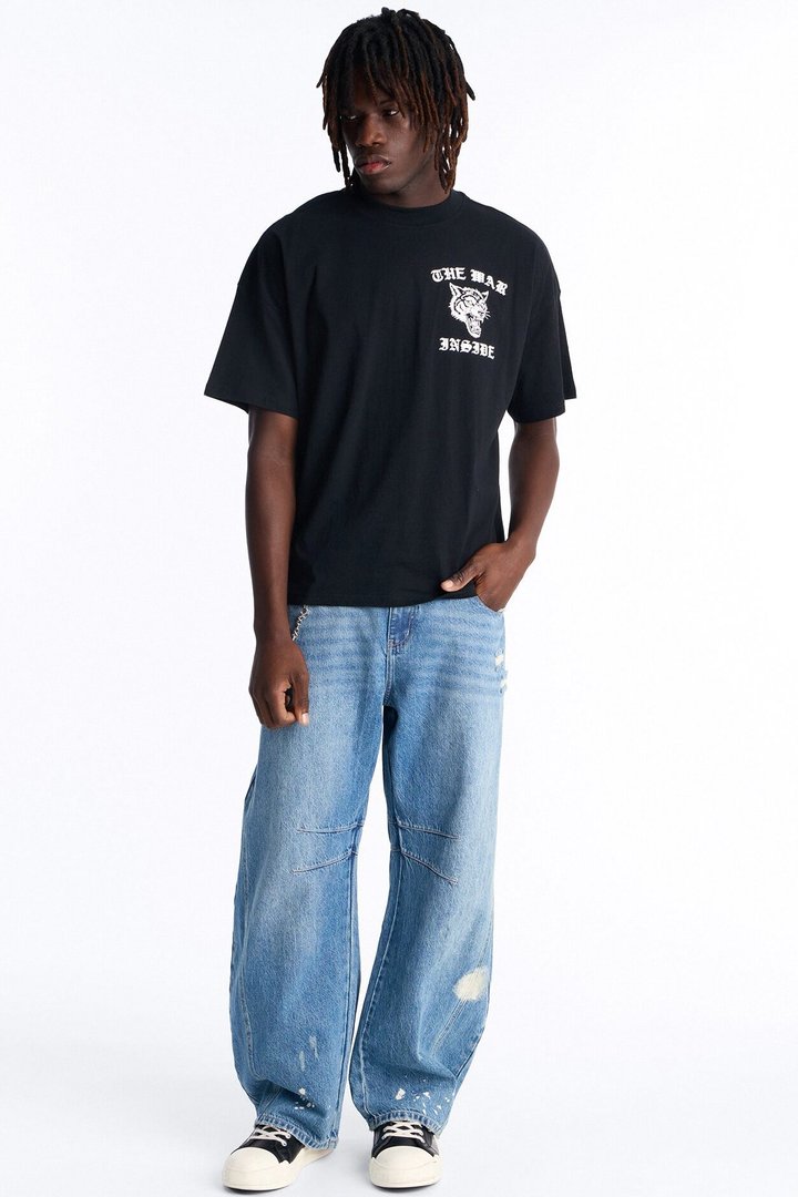 The War Inside Boxy Short Sleeve Tee - Black