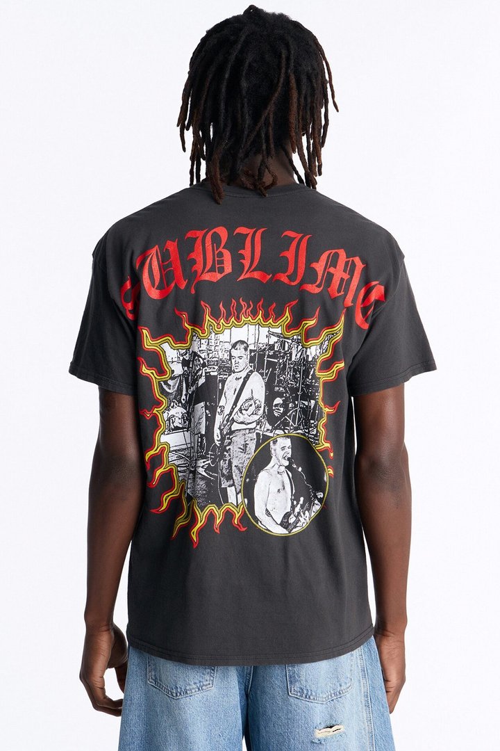 Sublime 40oz To Freedom Vintage Short Sleeve Tee - Black Wash