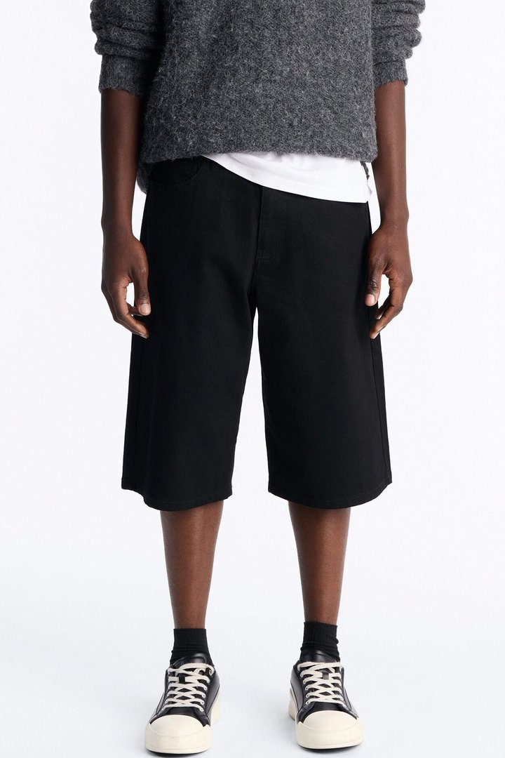 Cornell Baggy Denim Short - Black