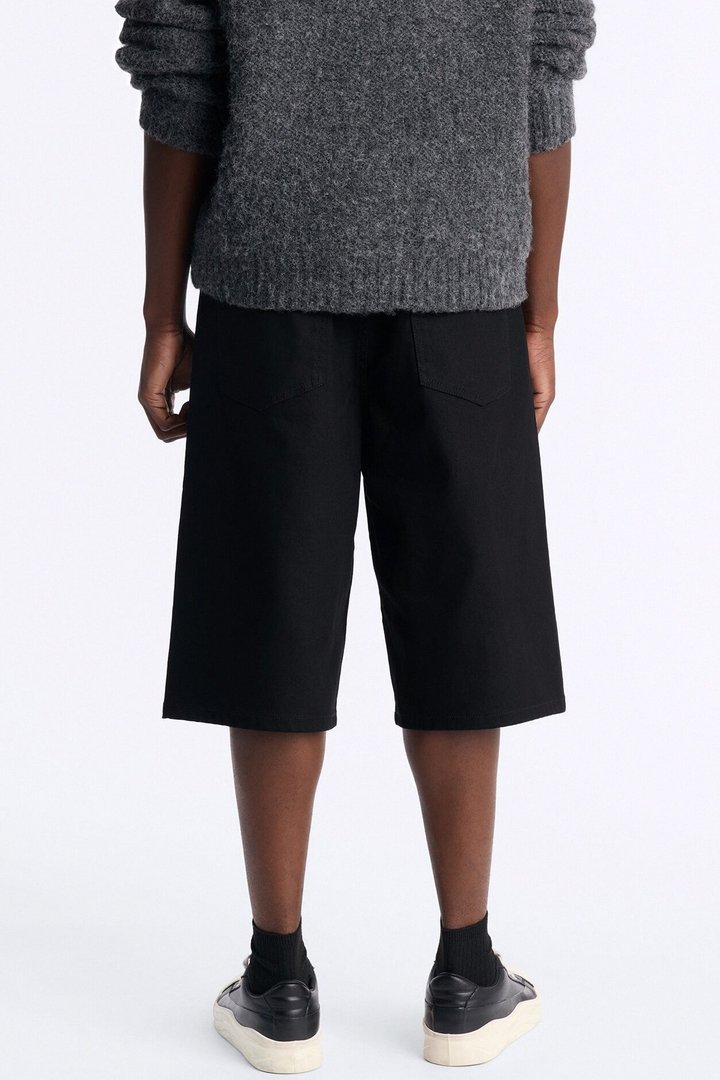 Cornell Baggy Denim Short - Black