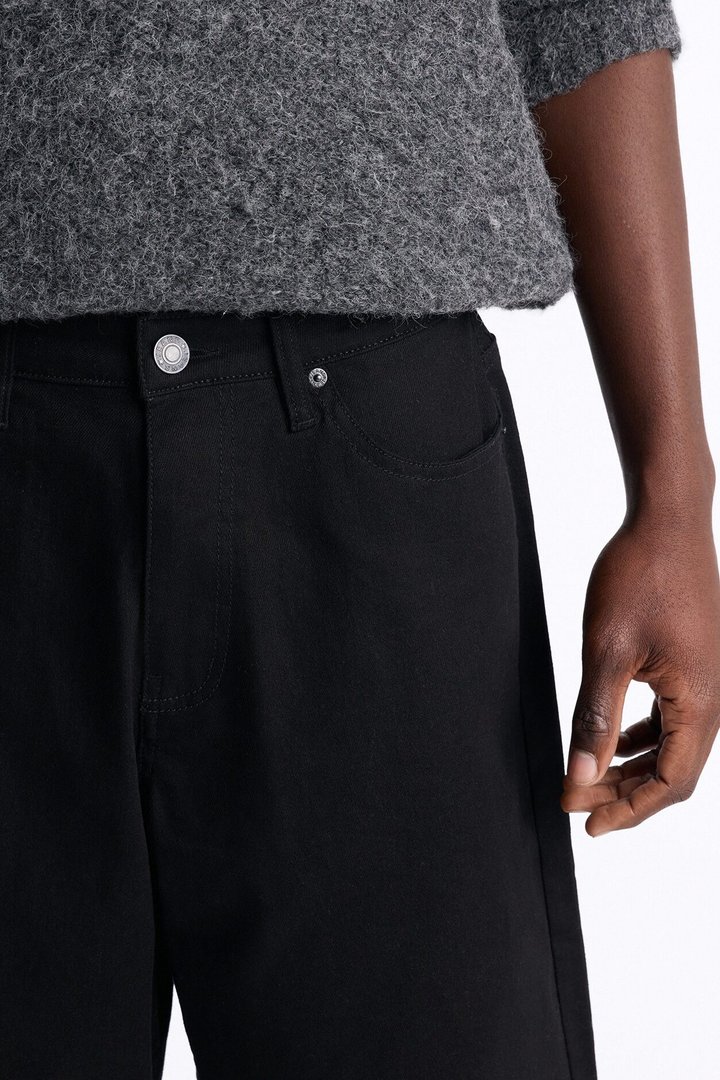 Cornell Baggy Denim Short - Black