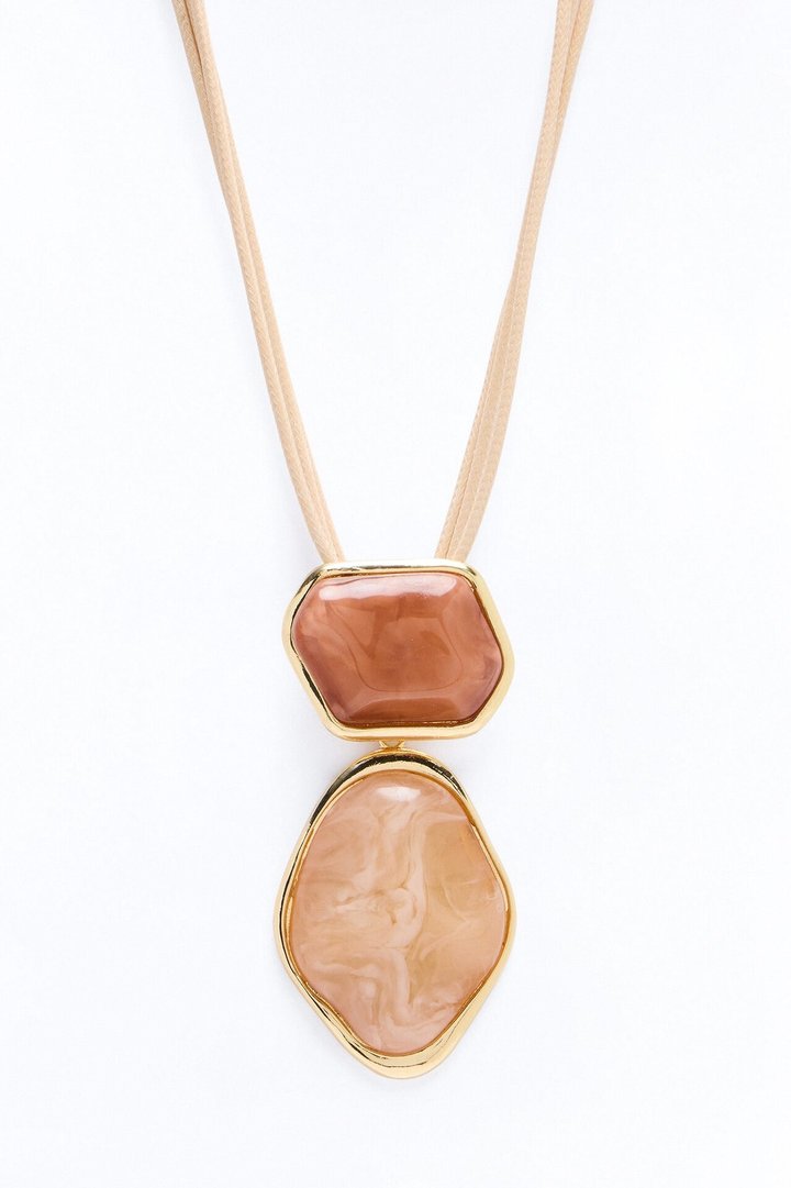 Shoreline Necklace - Brown/combo