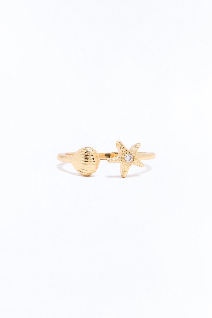 Mermaid Toe Ring - Gold