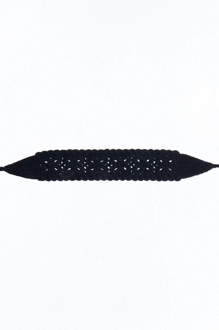 Crochet Headband - Black