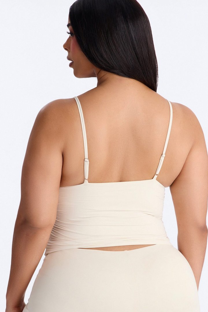 Second Skin Deep U Neck Cami - Bone