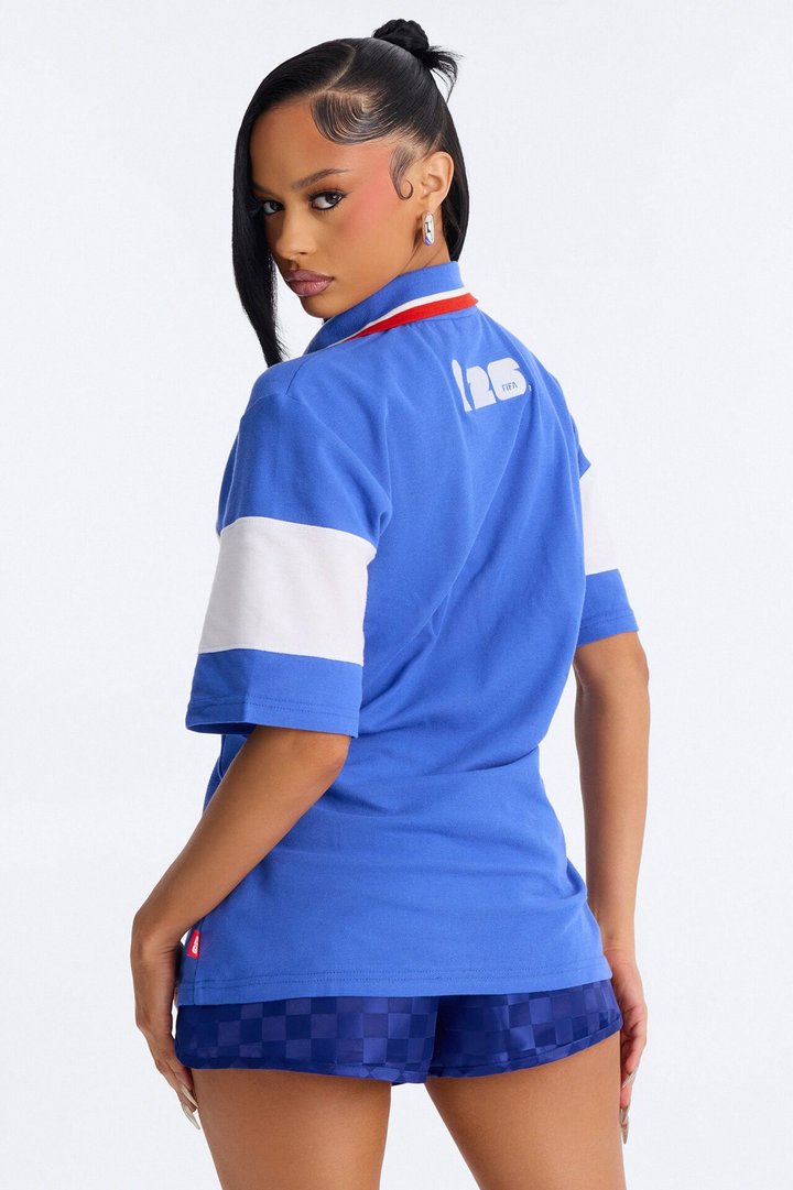 FIFA USA Victory Soccer Polo - Royal