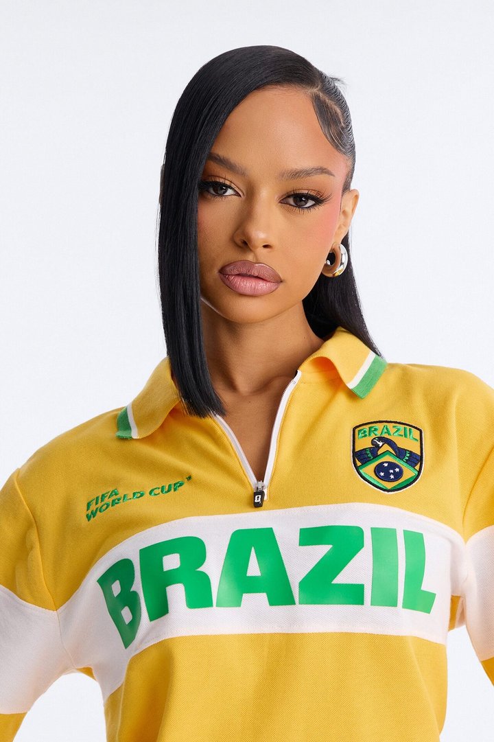 FIFA Brazil Victory Soccer Polo - Yellow