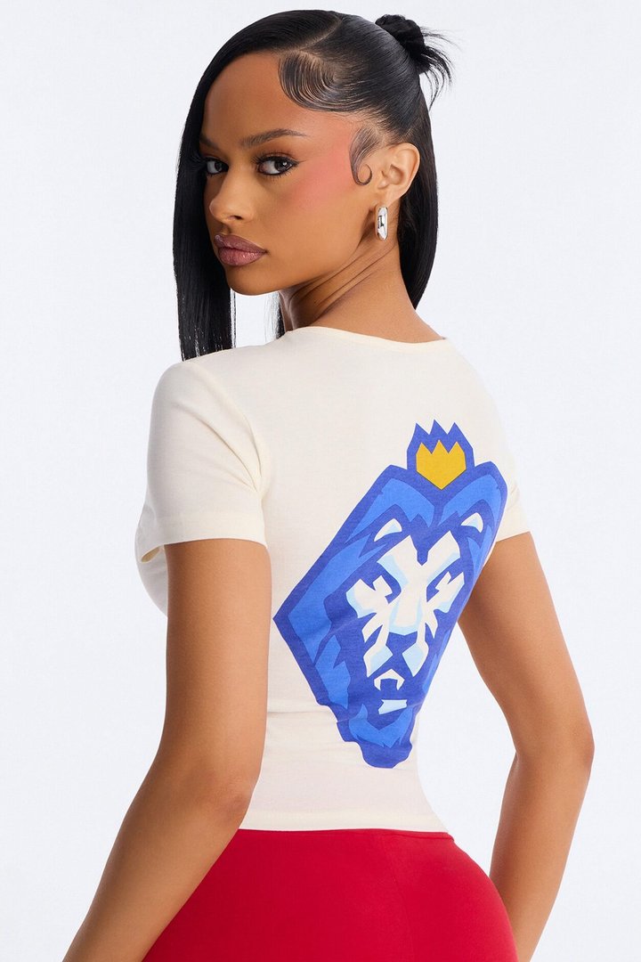 FIFA England Elite Squad Cropped Tee - Cream