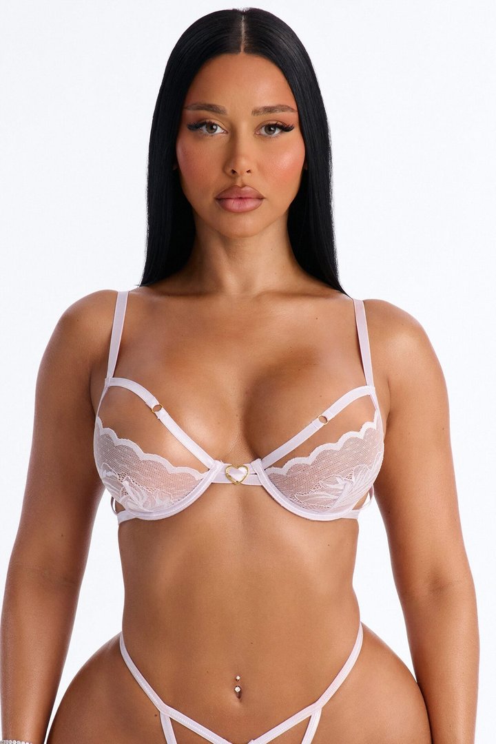 Pretty Little Secret Lace 2 Piece Bra Set - Lavender