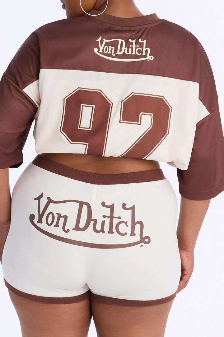 Von Dutch 92 Shorts - Cream/combo