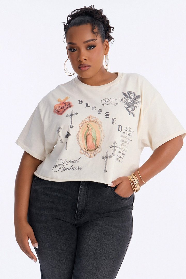 Sacred Blessings Tee - Off White