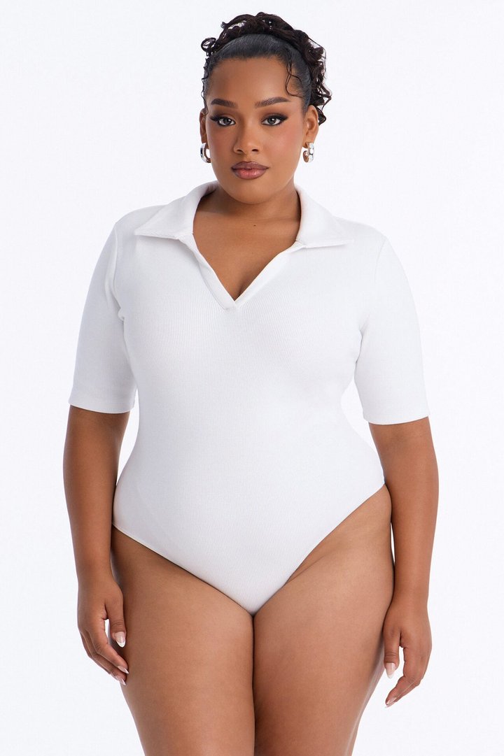 It's Not That Serious Bodysuit - White