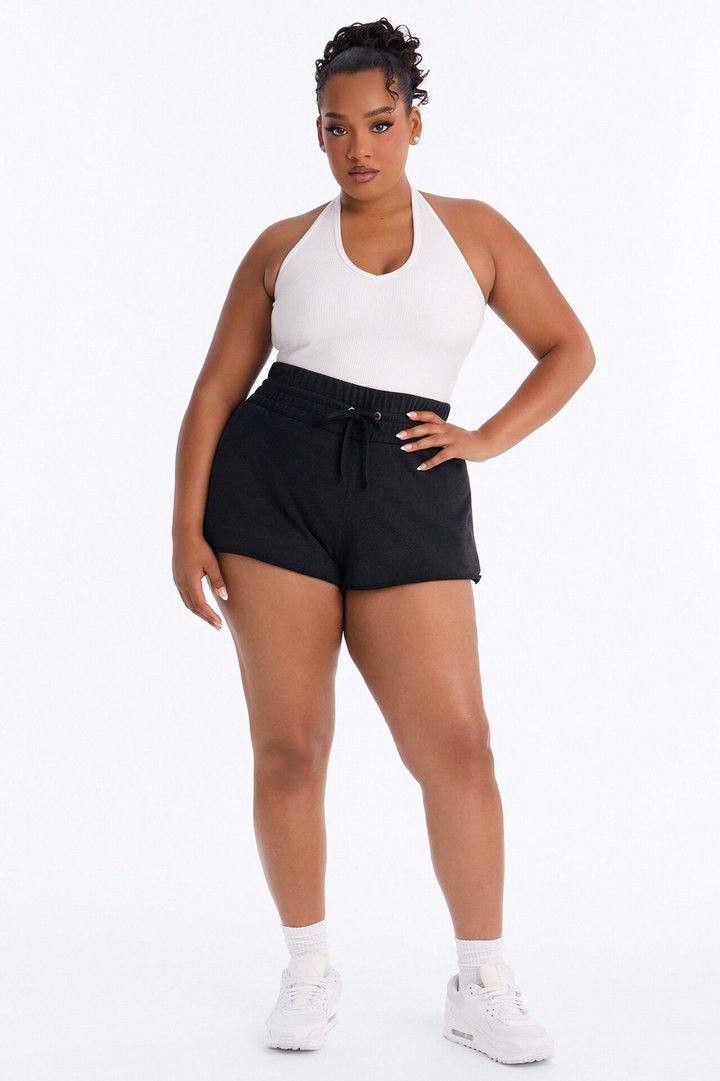 Off Duty Washed Lounge Short - Black