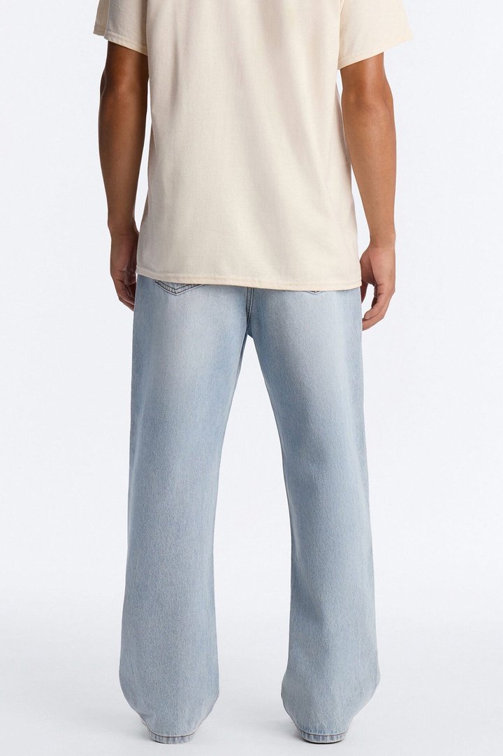 The Staple Baggy Jean - Light Blue Wash