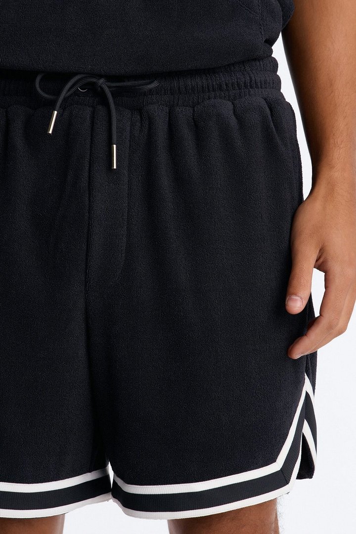 Classic Terry Cloth Short - Black