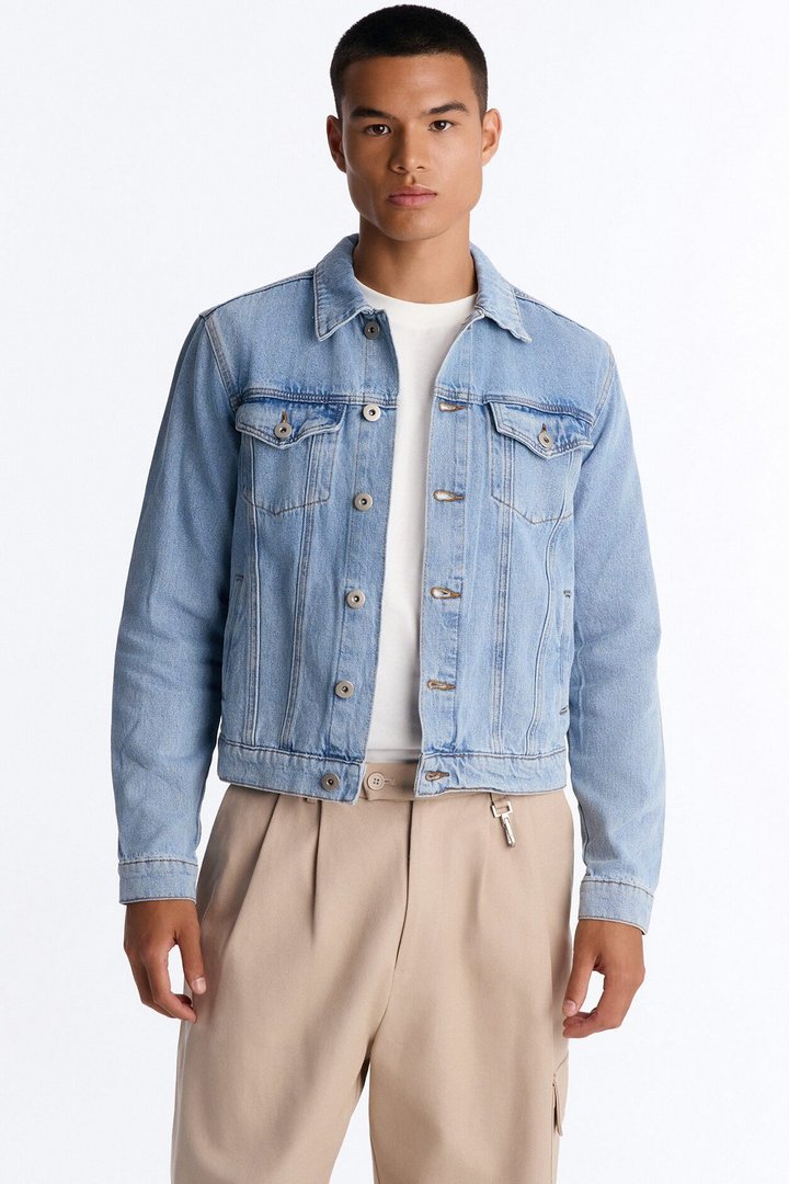 Cobain Denim Jacket - Light Blue Wash