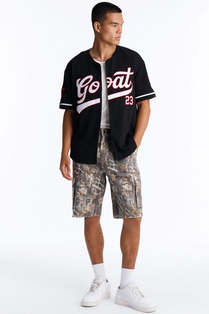Twill Cargo Short - Camouflage