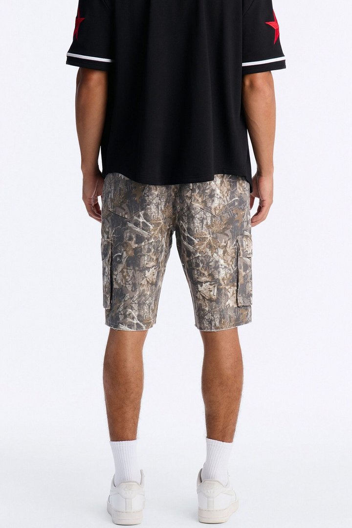 Twill Cargo Short - Camouflage