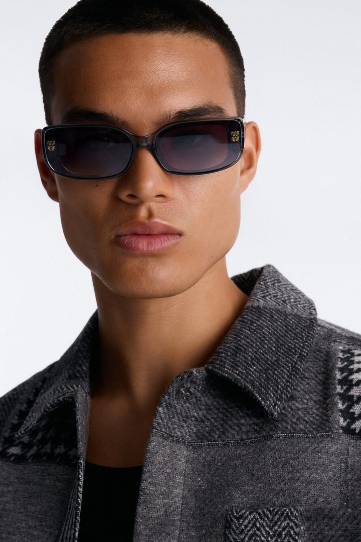 Catch Me If You Can Square Sunglasses - Blue