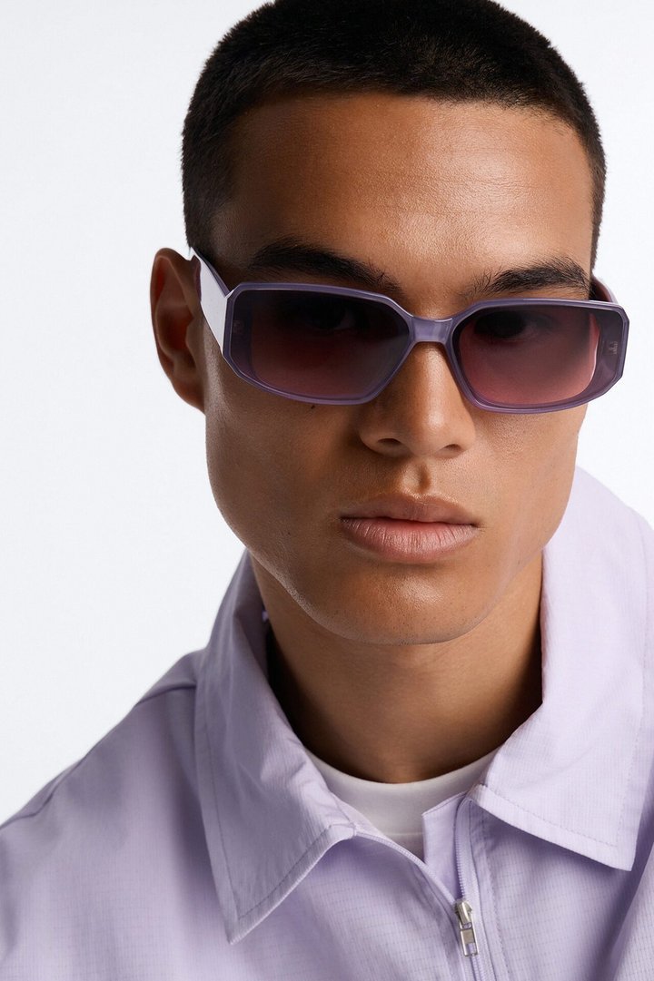 On Speed Dial Square Sunglasses - Purple